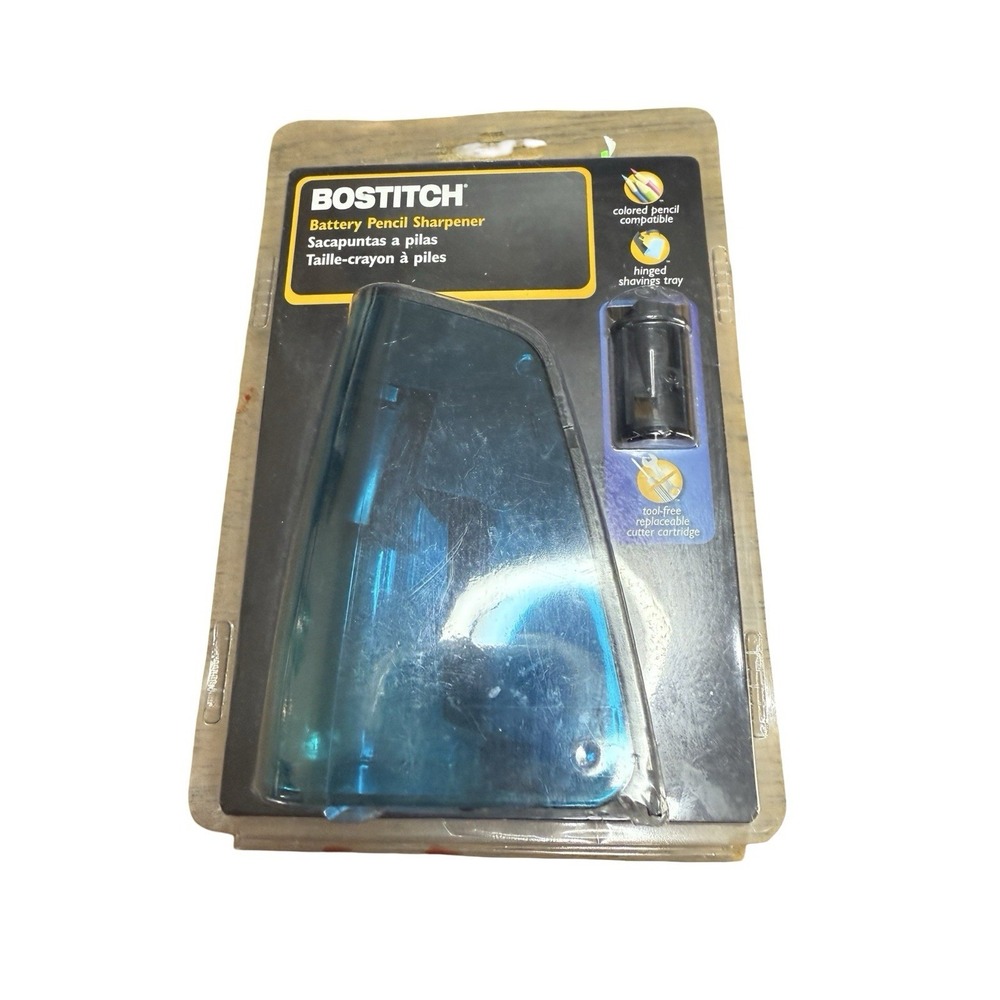 Bostitch Battery Home‎ School Pencil Sharpener aqua